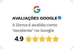 Selo Nota 4.9 Google Avaliações - Doma